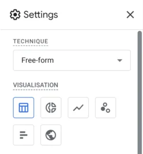 GA4 free form explore report